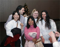 Taeko, Erez, Amanda, ? & Yifat